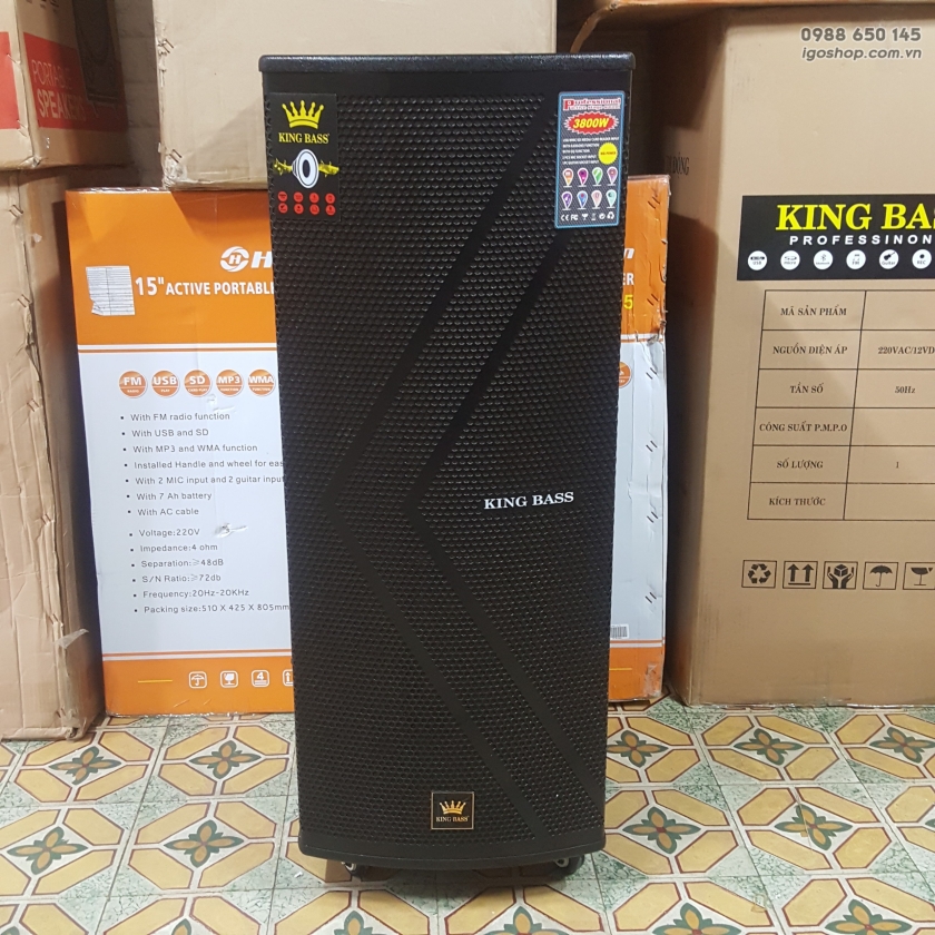 LOA VALI KÉO 2 BASS ĐÔI 212-16