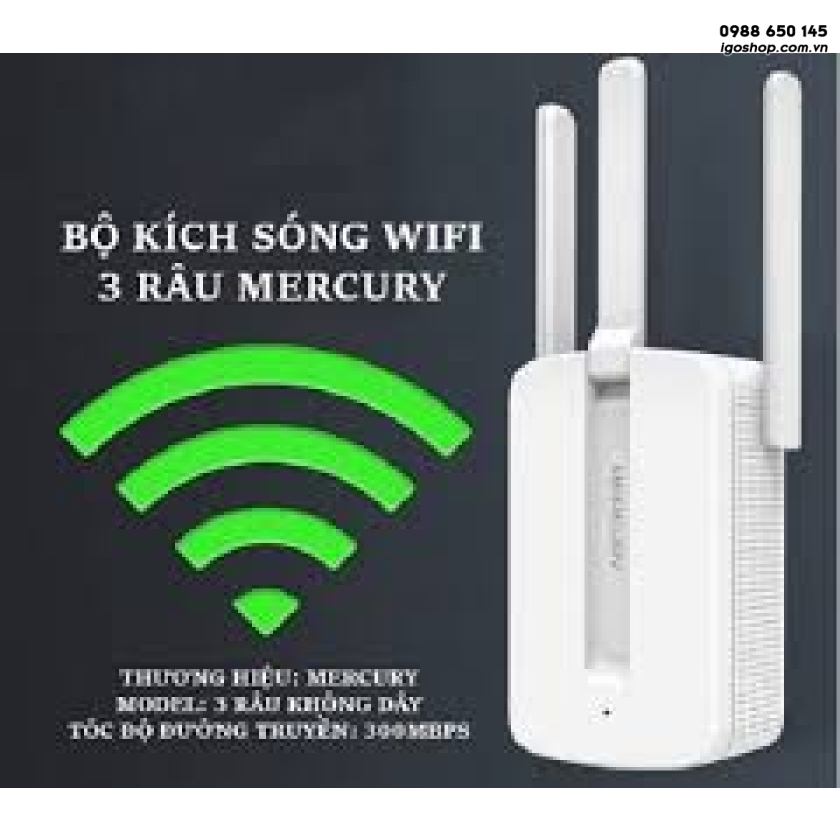 KÍCH SÓNG WIFI MERCURY 3 RÂU